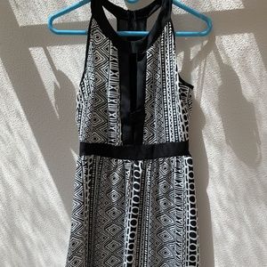 Black Tribal Print Dress